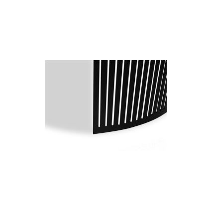 Table basse FIKOLI 40x75 cm noir/blanc