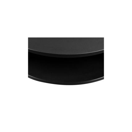 Table basse FIKOLI 40x75 cm noir/blanc
