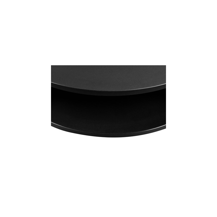 Table basse FIKOLI 40x75 cm noir/blanc