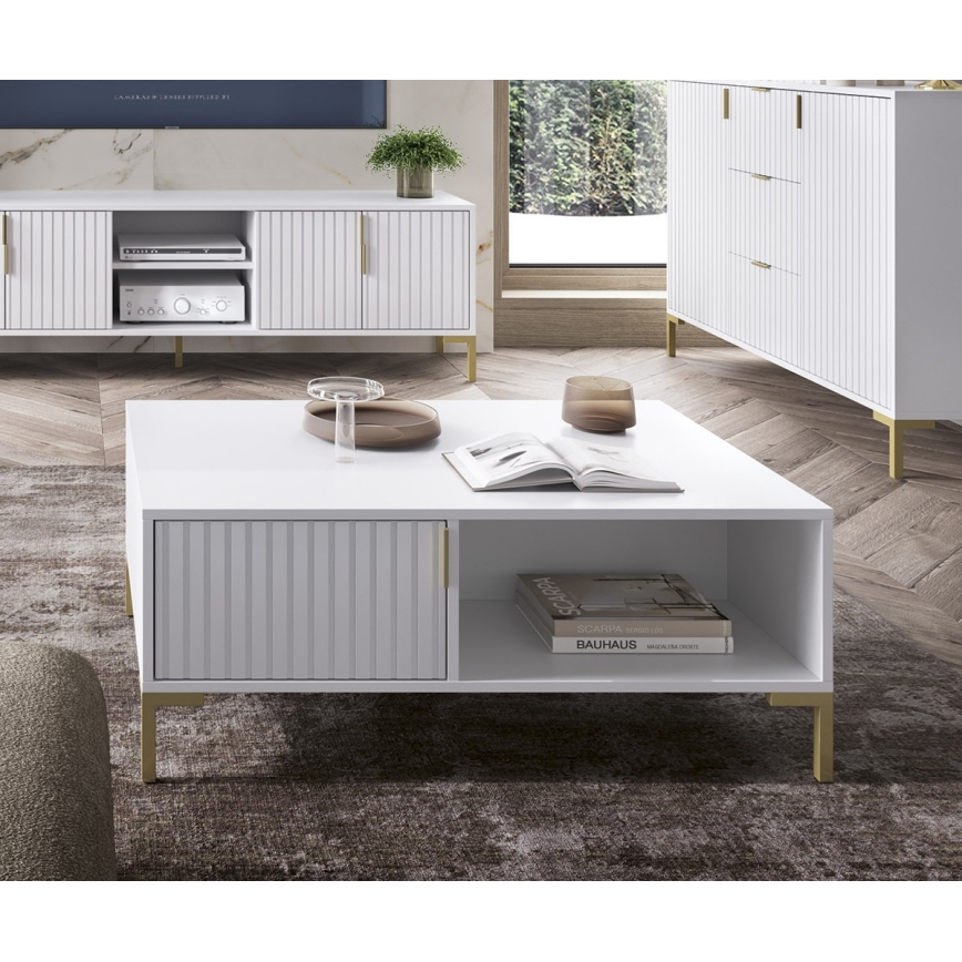 Table basse FLOP blanche