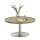 Table basse FOCUS Ø 80 cm chêne/inox