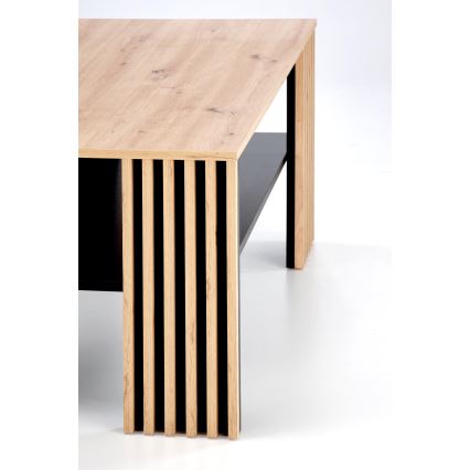Table basse FORMA 110 x 65 cm marron/noir