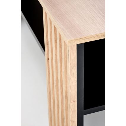 Table basse FORMA 110 x 65 cm marron/noir