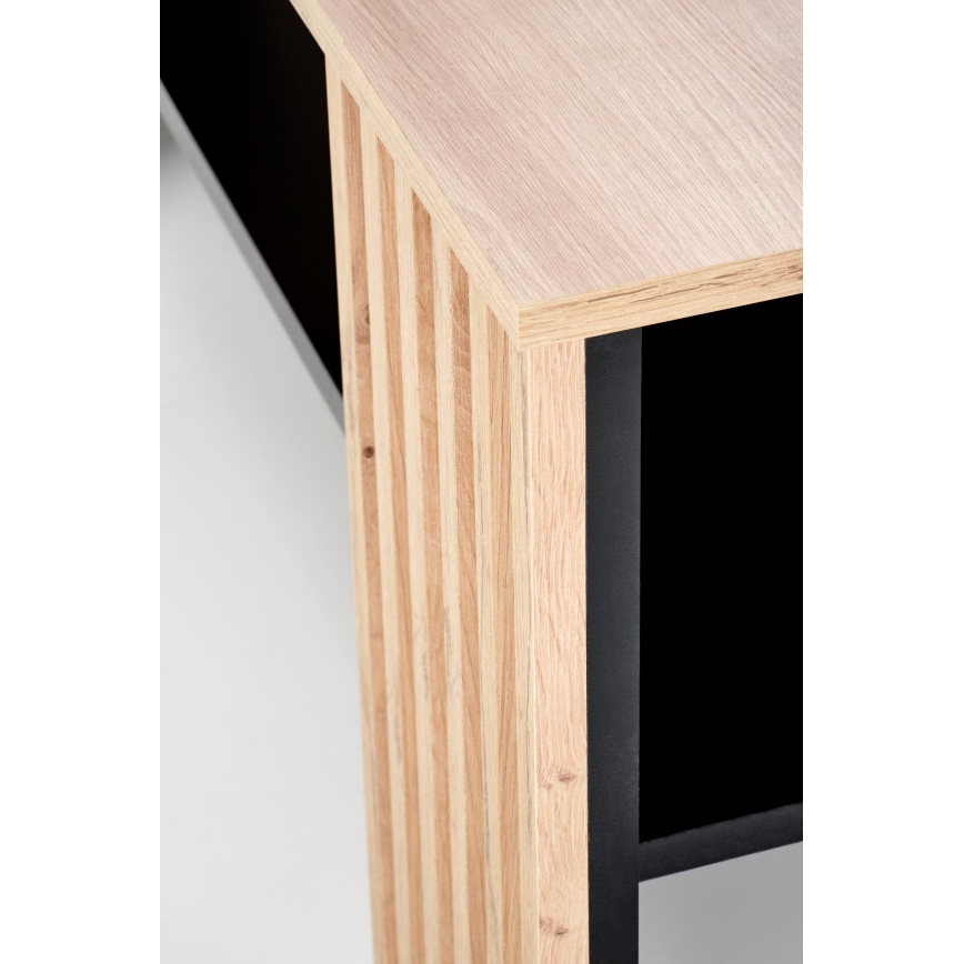 Table basse FORMA 110 x 65 cm marron/noir