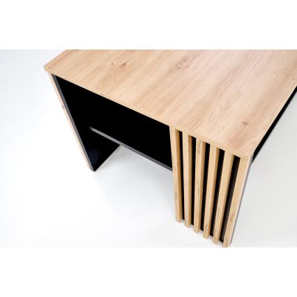 Table basse FORMA 110 x 65 cm marron/noir