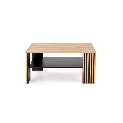 Table basse FORMA 110 x 65 cm marron/noir