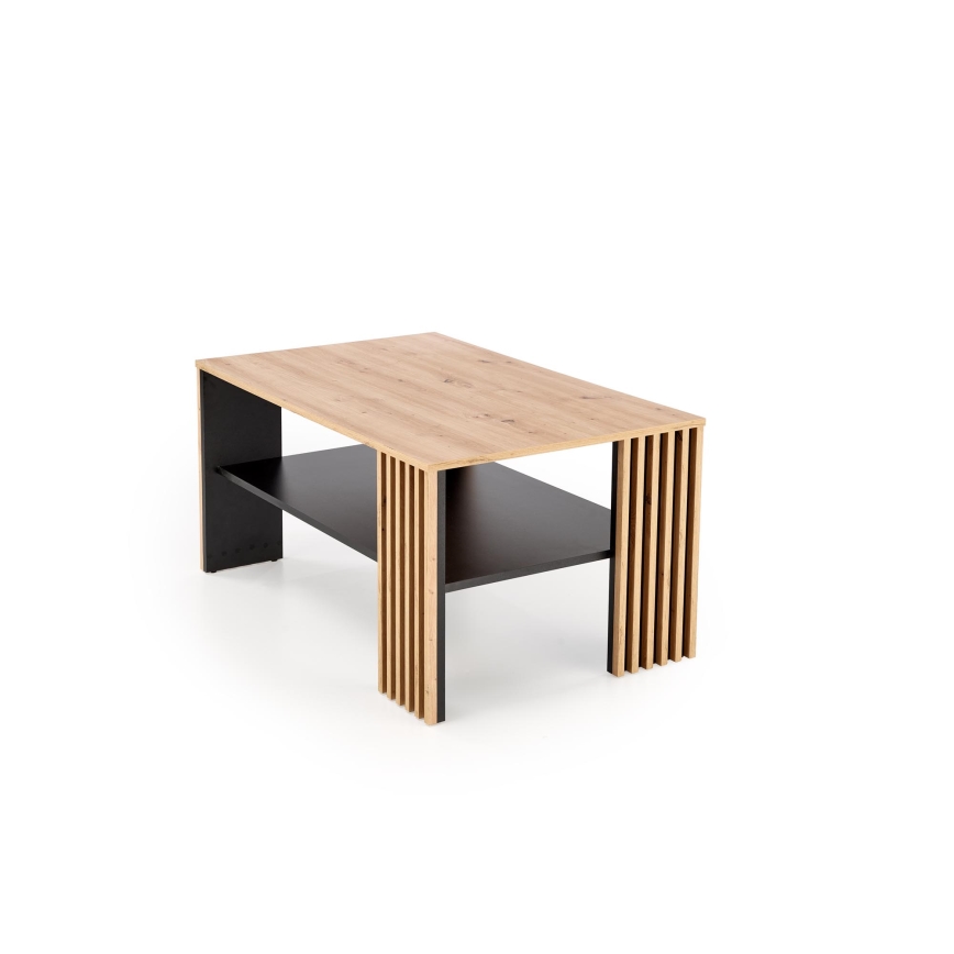 Table basse FORMA 110 x 65 cm marron/noir