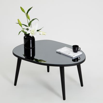 Table basse GUSTO 38x75 cm noir