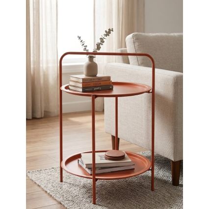 Table basse HAGE 50 x 66 cm orange