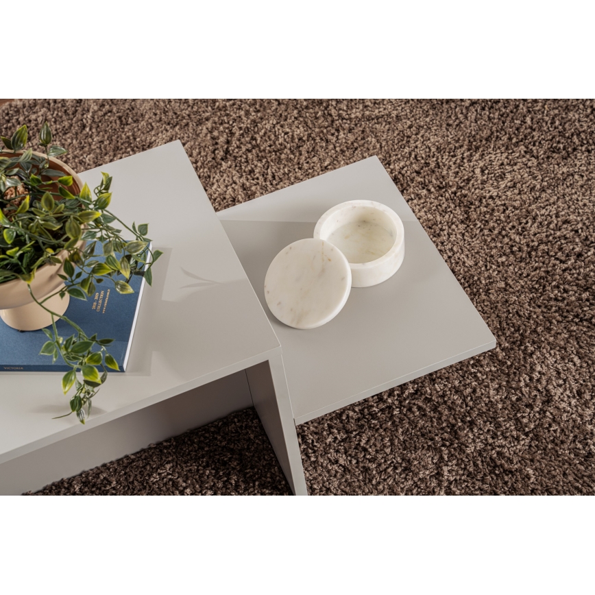 Table basse HARMONY 40x80 cm gris