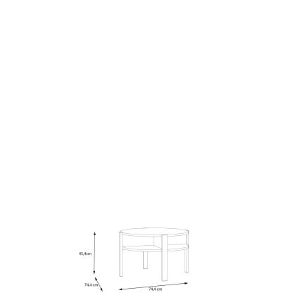 Table basse INAR marron