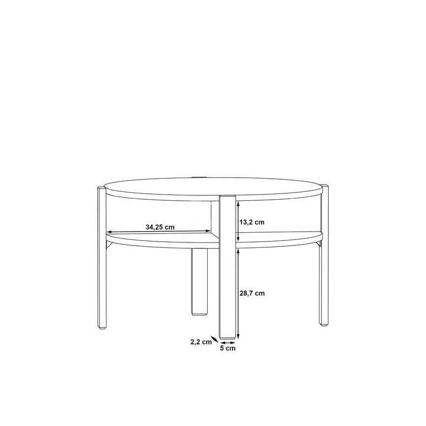 Table basse INAR marron