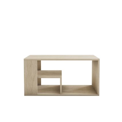 Table basse JELIO à décor marbre beige
