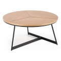 Table basse KARIDA 41x80 cm beige/noir