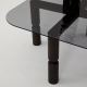 Table basse KEI 40x80 cm marron/noir