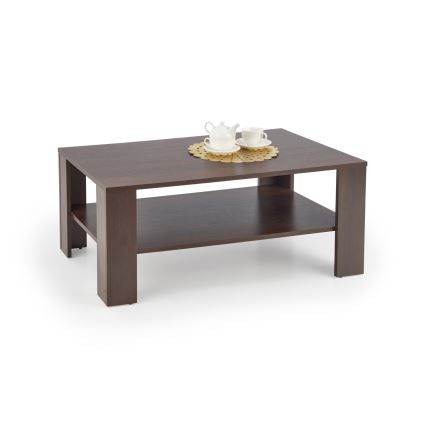 Table basse KWADRO 53x110 cm foncé noyer