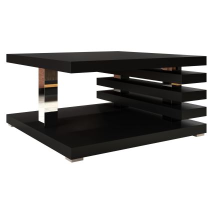 Table basse KYOTO 31x60 cm mat noir