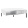 Table basse LUE 104 x 68 cm blanche/noire