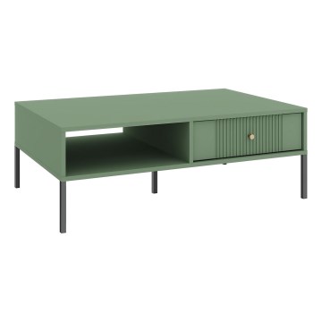 Table basse LUE verte/noire