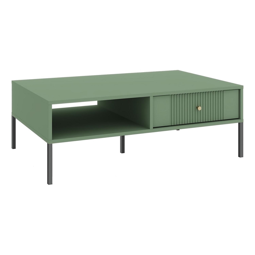 Table basse LUE verte/noire