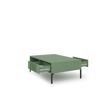 Table basse LUE verte/noire