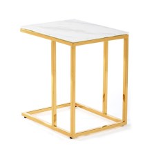 Table basse LURUS 40x50 cm dorée