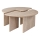 Table basse LUVIA décor marbre beige