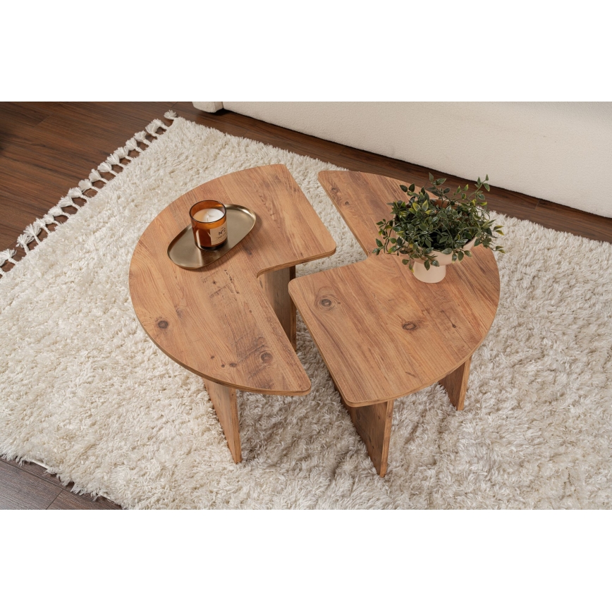 Table basse LUVIA en pin