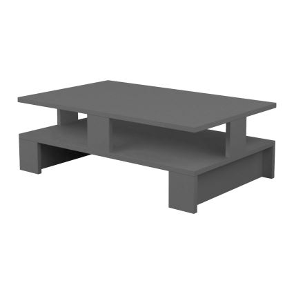 Table basse MANSU 27,5x80 cm noire