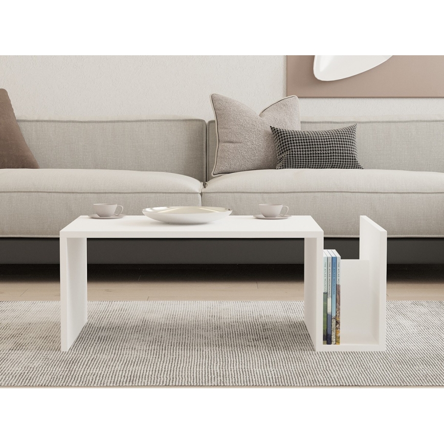 Table basse MONEL blanche
