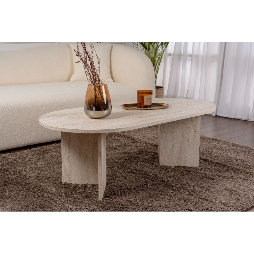 Table basse NEL 119 x 60 cm beige
