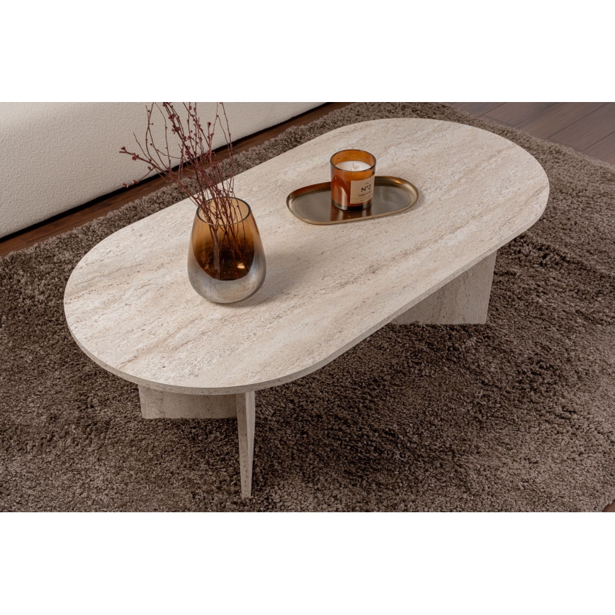 Table basse NEL 119 x 60 cm beige