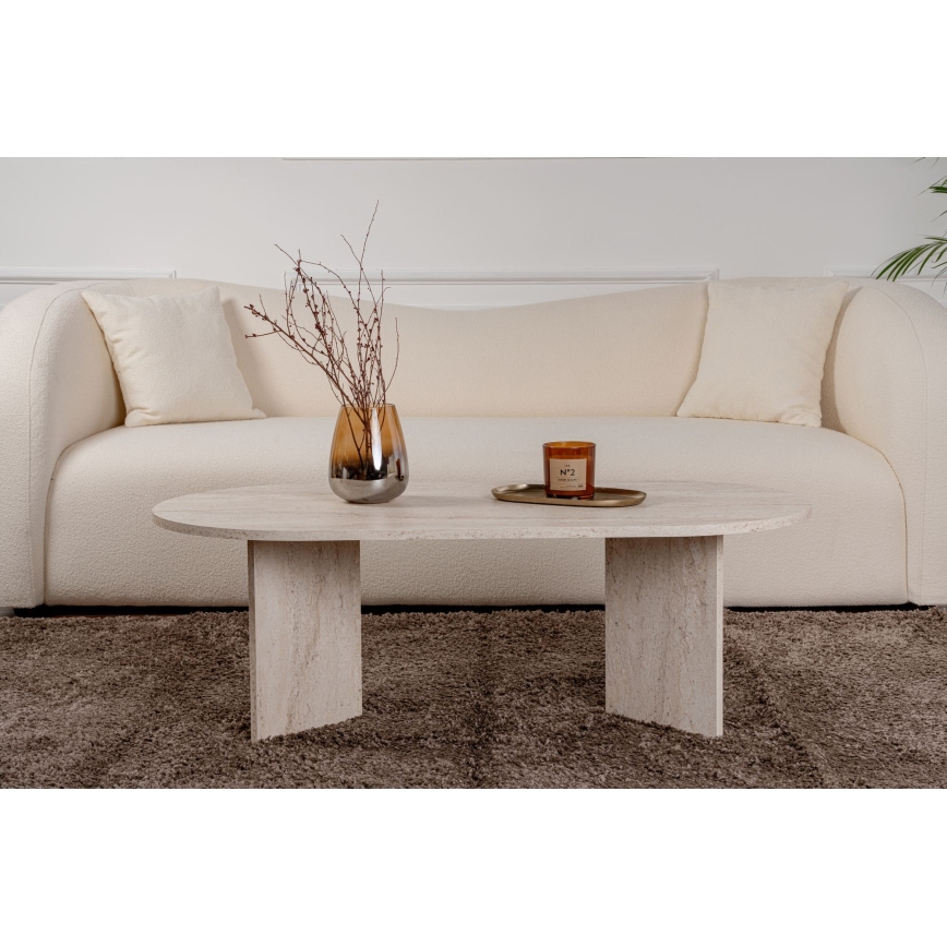 Table basse NEL 119x60 cm travertin