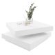 Table basse NENANI 34x70 cm blanc