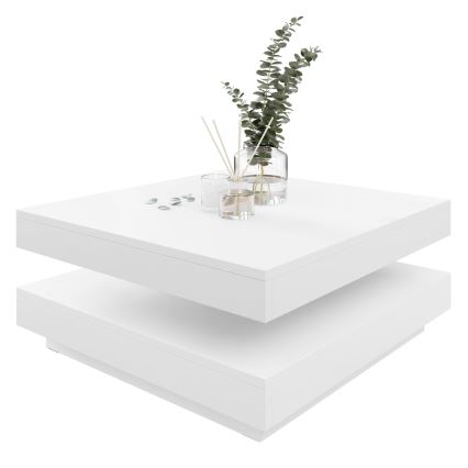 Table basse NENANI 34x70 cm blanc