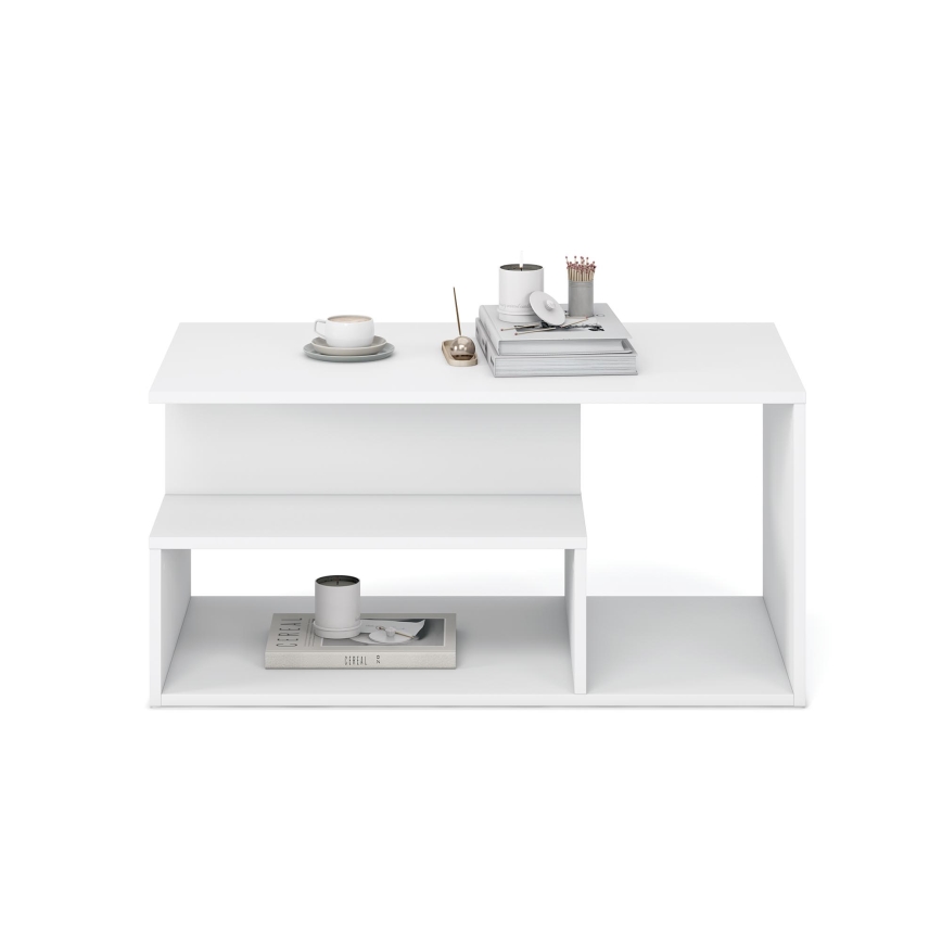 Table basse NOTE 90 x 51 cm blanche