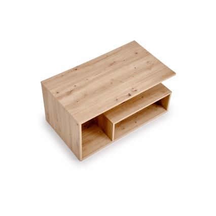 Table basse NOTE 90 x 51 cm, chêne artisan
