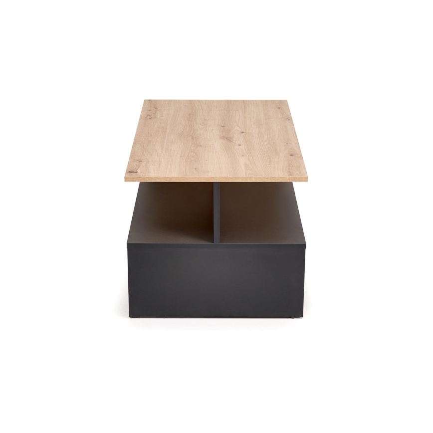 Table basse NOTE 90x51 cm noir/chêne artisan