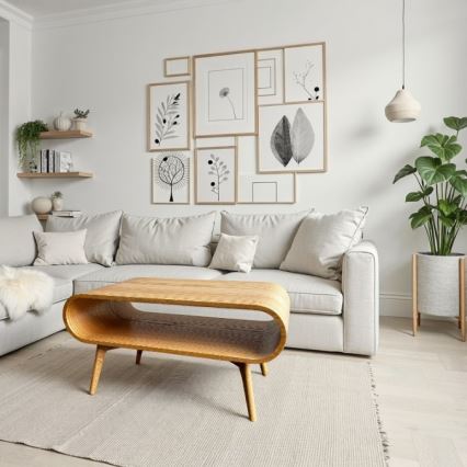 Table basse NOVA 90 x 55 cm chêne