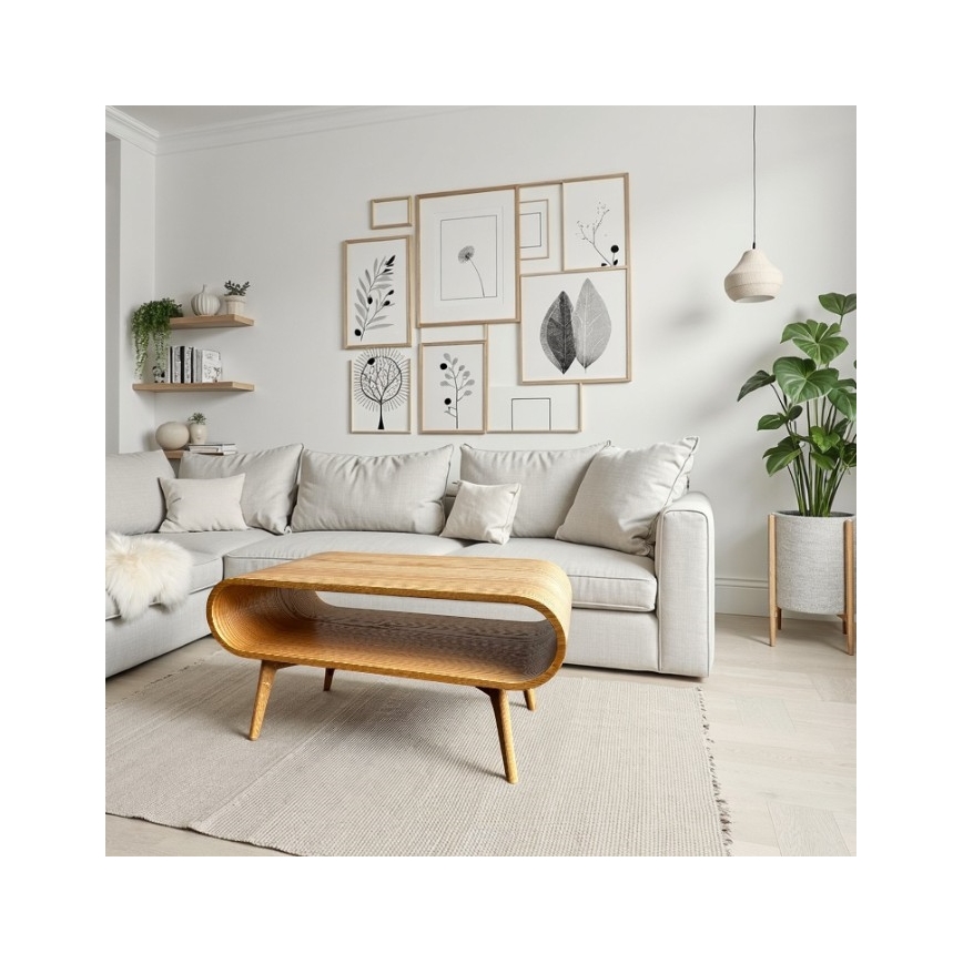 Table basse NOVA 90 x 55 cm chêne