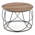 Table basse NUBIRA 41x60 cm noir/marron