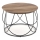 Table basse NUBIRA 41x60 cm noir/marron