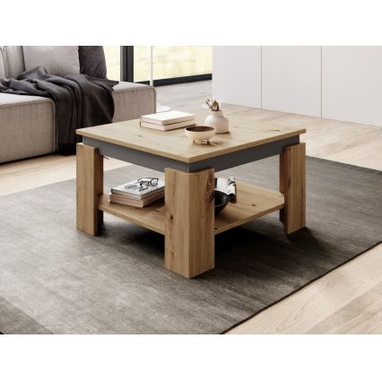 Table basse OLAF chêne artisan/anthracite