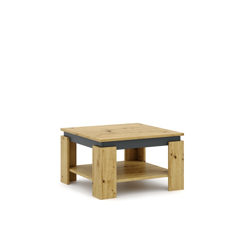 Table basse OLAF chêne artisan/anthracite