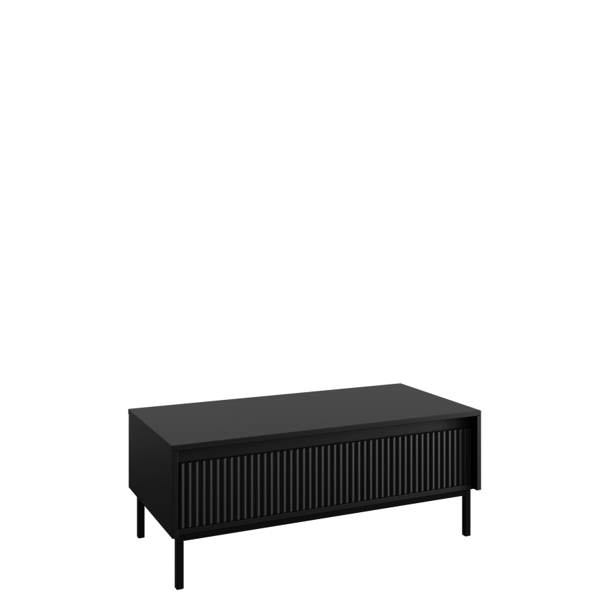 Table basse OZMI 100 x 40 cm, noire