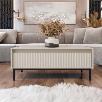 Table basse OZMI 100x40 cm cachemire