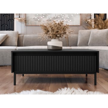Table basse OZMI 40x100 cm noire