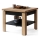 Table basse pliable avec étagère LIA chêne/noir