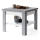 Table basse pliable avec étagère LIA gris/blanc