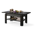 Table basse pliable avec plateau relevable ROY noir/anthracite